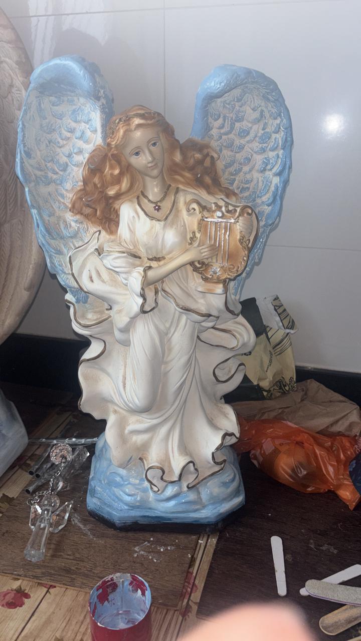 Anjo Orquestral da Divina Melodia 2026 — antes da restauração